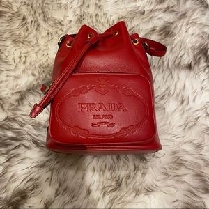100% Authentic  Prada Secchiello Bucket bag